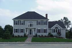 Foundation Planting w/double walkway