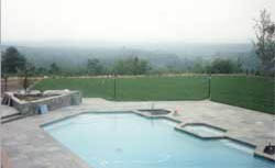 Bluestone w/White Pool