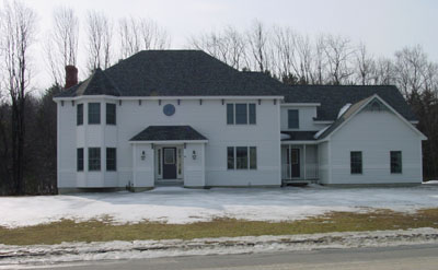 front of house no landscaping